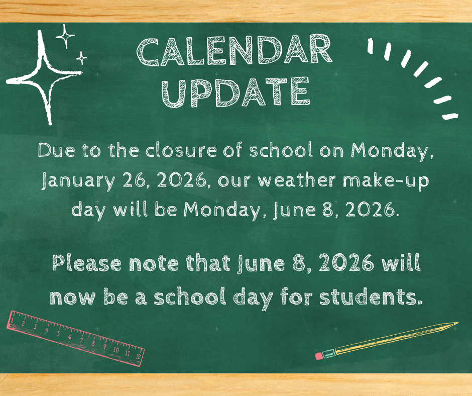 Calendar Update - Monday (6/8/2026)